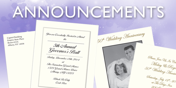 Announcements